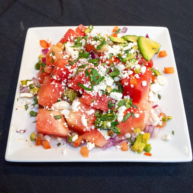 Watermelon Feta Salad.